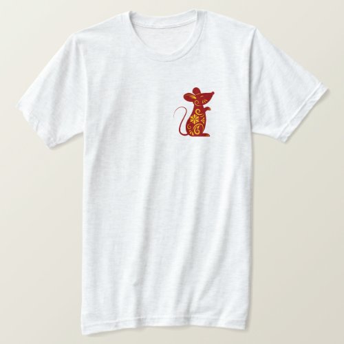 Lunar New Year Of Rat Zodiac Animal   T_Shirt