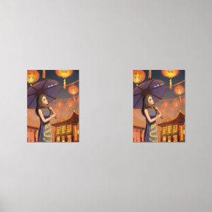 Lunar New Year Prosperity Wall Art Sets