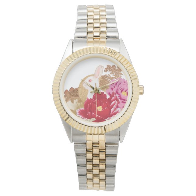 Lunar New Year Rabbit & Camellia Watch (Front)