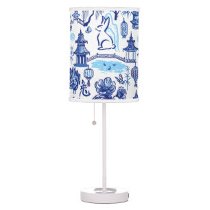 Lunar New Year - Rabbit Chinoiserie Lamp