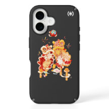 Lunar New Year Rabbit Lion Dance Phone Case