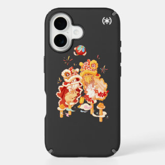 Lunar New Year Rabbit Lion Dance Phone Case