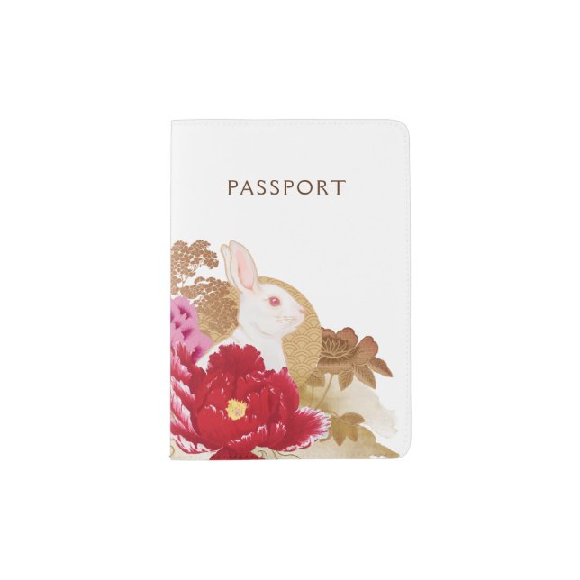 Lunar New Year - Rabbit Passport Holder (Front)
