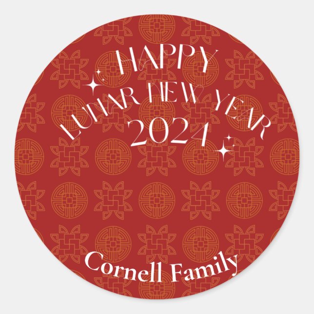 Lunar New Year Sticker (Front)