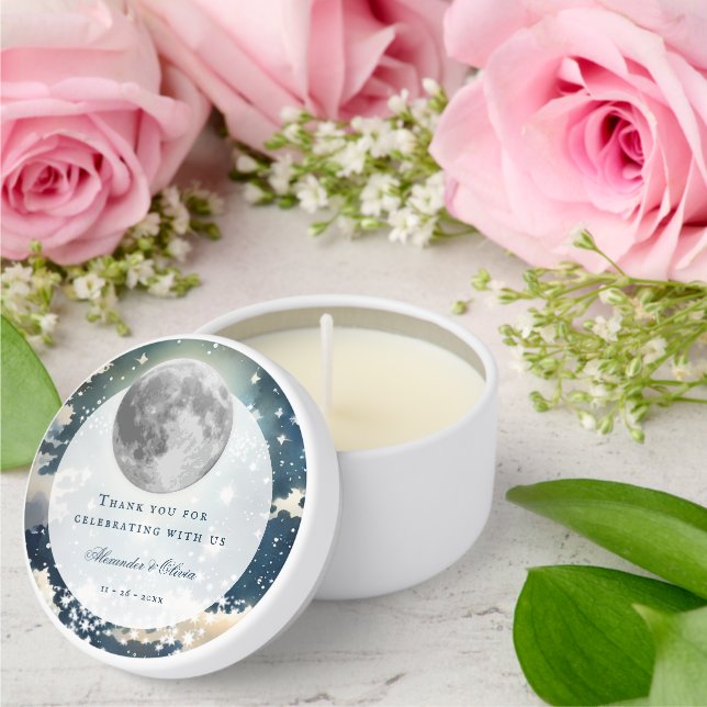 Lunar Night Sky Wedding Mini Candle Favors (Insitu (Wedding))