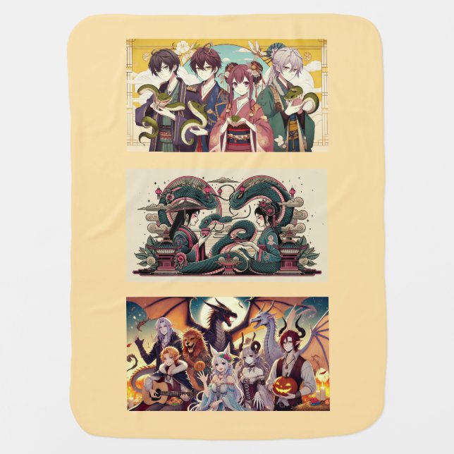 Lunar & other festive occasions! baby blanket (Front)