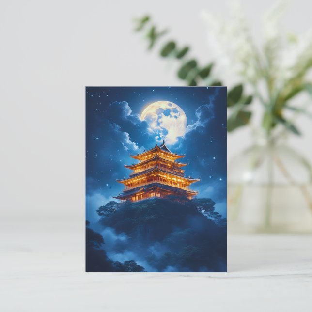 Lunar Palace in the Celestial Mountains Postcard (Standing Front)