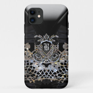 Lunar Party Girly Elegant Monogram iPhone 11 Case