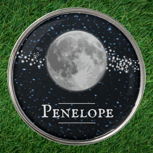 Lunar Personalized Golf Ball Marker