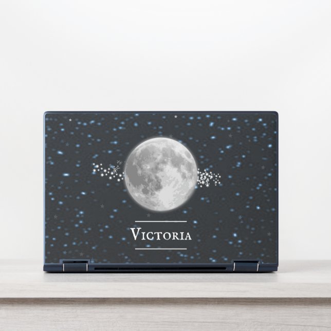 Lunar Personalized HP Laptop Skin (Front)