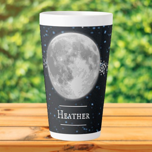 Lunar Personalized Latte Mug