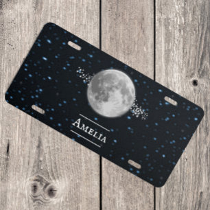 Lunar Personalized License Plate