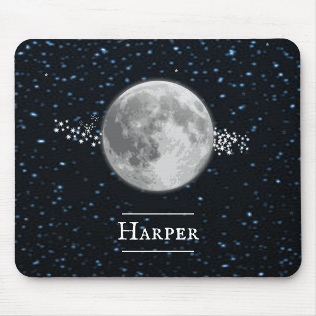 Lunar Personalized Mouse Pad (Front)