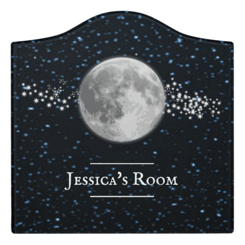 Lunar Personalized Room Sign