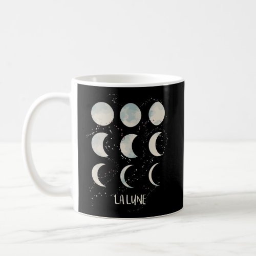 Lunar Phases Of The Moon Science Space Astronomy B Coffee Mug