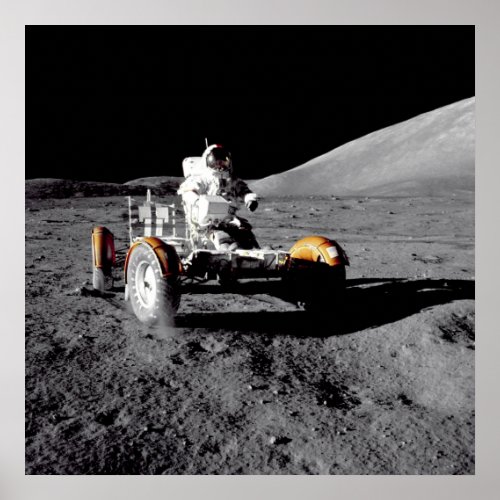 Lunar Rover Apollo 17 Poster