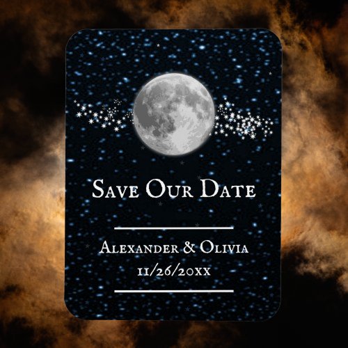 Lunar Save The Date Magnet