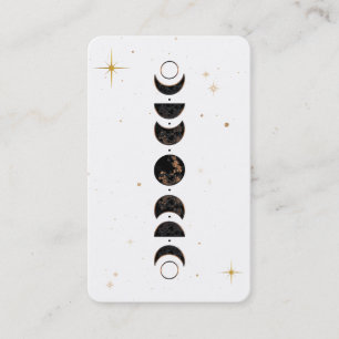 *~* Lunar Shamen . Cosmic Moon Phases Universe Business Card