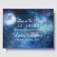 Lunar Sky Full Moon Celestial Galaxy Stars Wedding