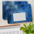 Lunar Sky Full Moon Celestial Monogram Wedding Envelope | Zazzle