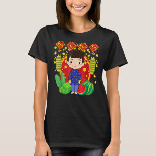 Lunar Vietnamese New Year Nhu Y Phat Tai Kids Red T-Shirt