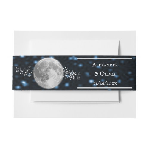 Lunar Wedding Invite Belly Band