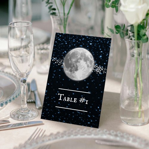 Lunar Wedding Table Card