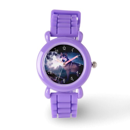 Lunar wolf watch