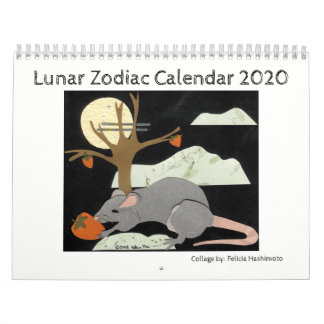 Lunar Zodiac Animals Calendar