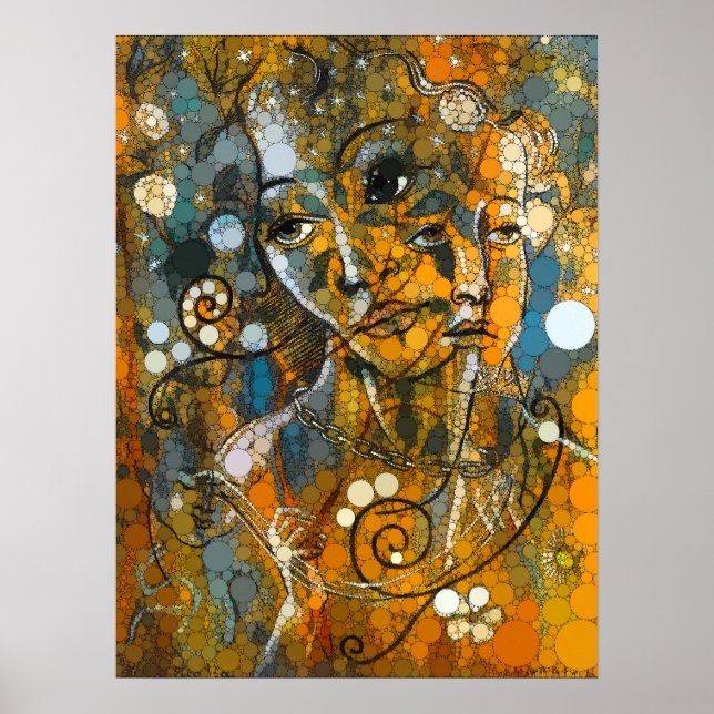 Lunaris, Infinity Dots by After Francis Picabia Poster (Front)