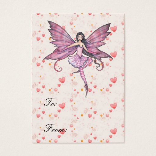 Customizable Luna's Dance Fairy Gift Tags Business Cards
