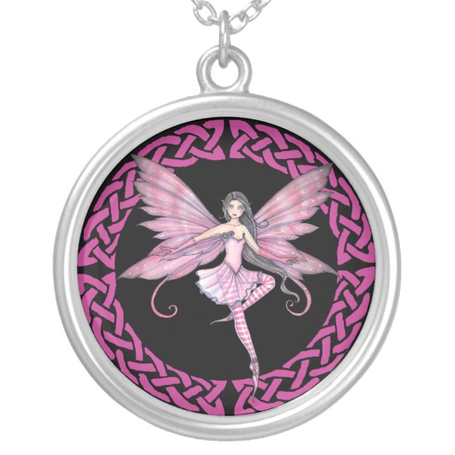 Luna's Dance Fairy Pendant Necklace (Front)