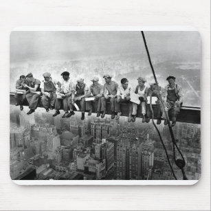 Lunch atop a Skyscraper 1932 Mouse Pad