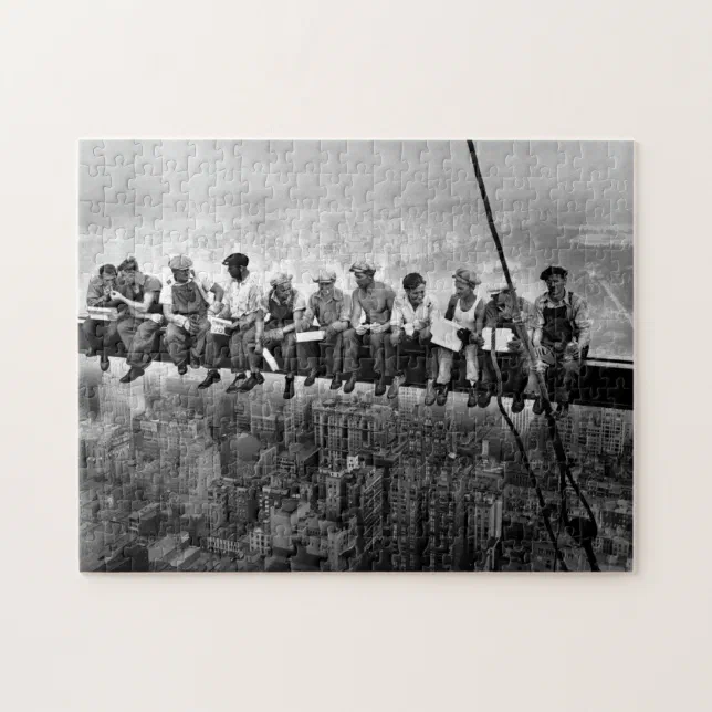 Lunch Atop A Skyscraper C1932 New York Ironworkers Jigsaw Puzzle