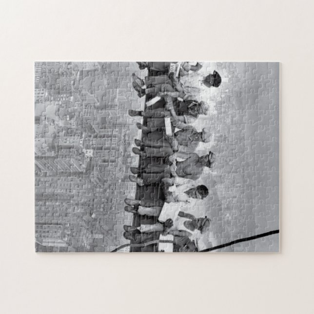 Lunch Atop A Skyscraper Jigsaw Puzzle | Zazzle