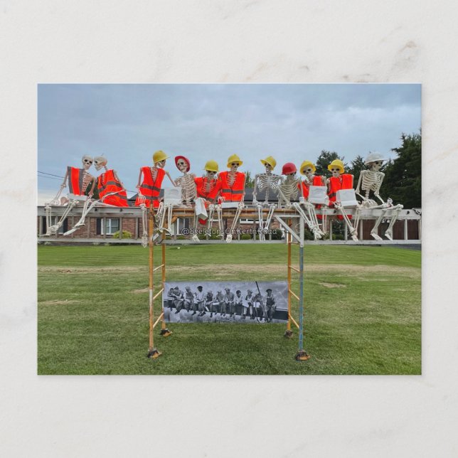 Lunch Atop a Skyscraper postcard (Front)