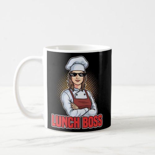 Lunch Boss Cafeteria Staff Awesome Lunch Lady Coffee Mug