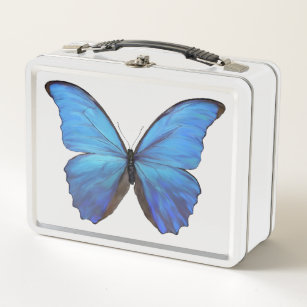 Blue White Tiger Lunch Box, Zazzle