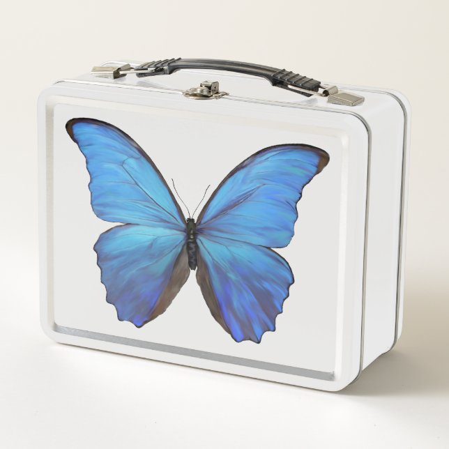 Lunch Box - Blue Morpho Butterfly (Front)