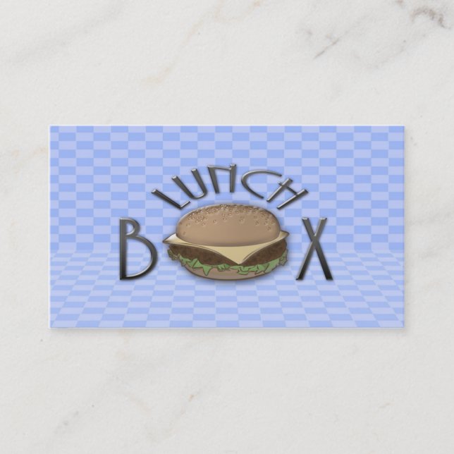lunch box business card (Front)