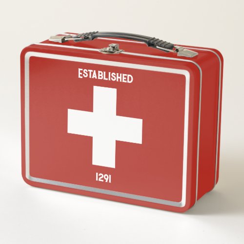 Lunch Box Cross Switzerland _ Established 1291