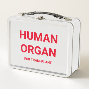 human organ lunch bag