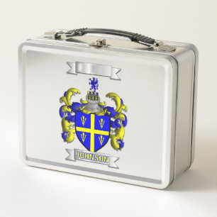 Lunch Box Johnson Family Surname And Shield