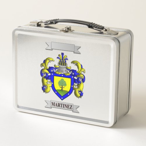 Lunch Box Martinez Family Surname And Shield