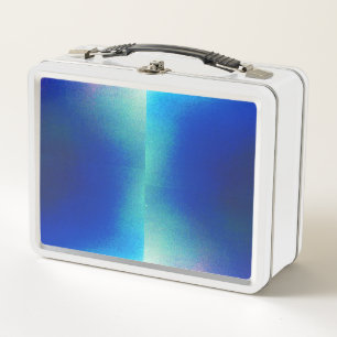 Lunch Box with Blue Design