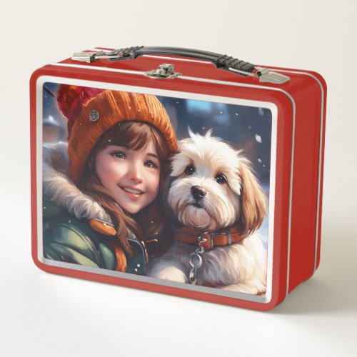 Lunch Box with Exquisite Beautiful Print