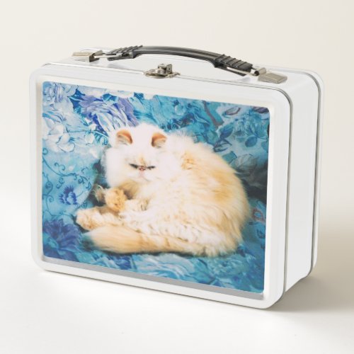 Lunch Box with Persian Cat Photo