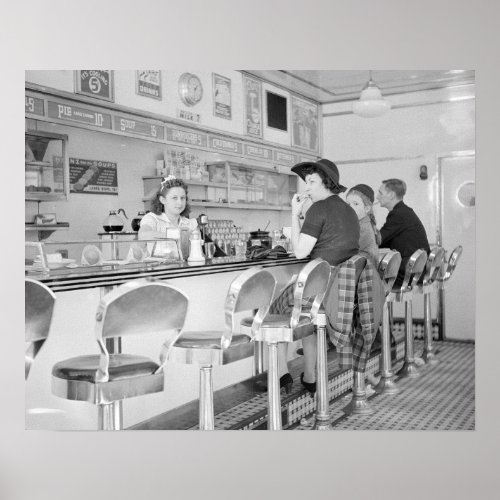 Lunch Counter 1941 Poster