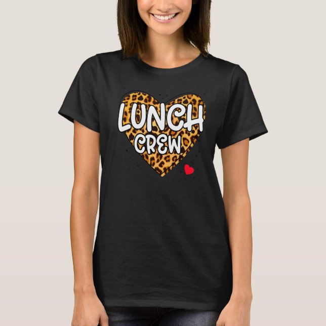 Lunch Crew Group Matching School Cafeteria Squad S T-Shirt (Front)