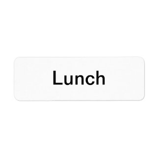 Lunch Labels